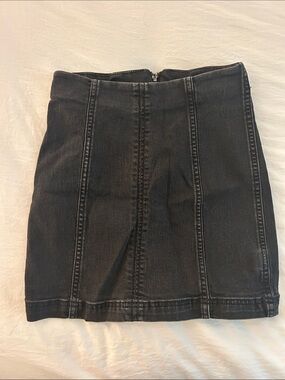Black Free People Mini Skirt